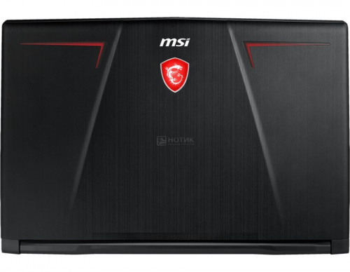 Игровой мощный ноутбук MSI GP73 8RE-470RU Leopard 9S7-17C522-470 вид сверху