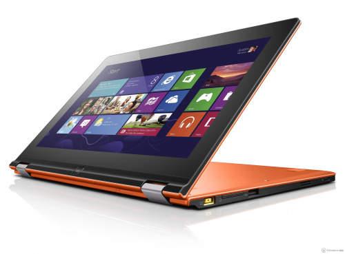 Lenovo IdeaPad Yoga 2 Pro Orange вид сверху