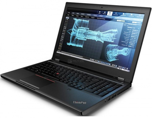 Lenovo ThinkPad P52 20M9001JRT вид сверху
