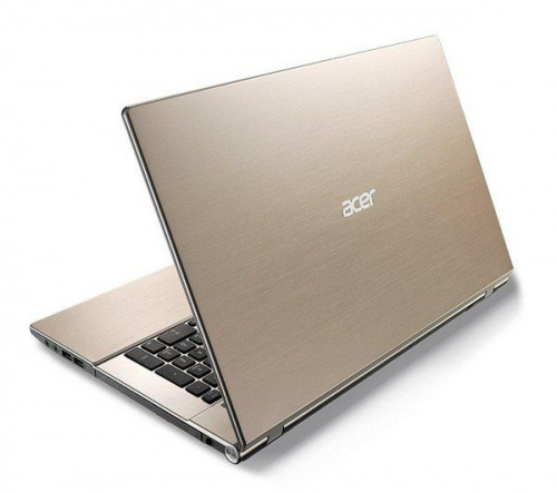 Acer ASPIRE V3-772G-767a6G2TMamm Золотистый вид спереди